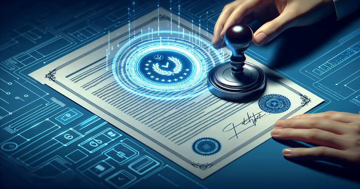 Certificazione di paternità e priorità di un contenuto digitale